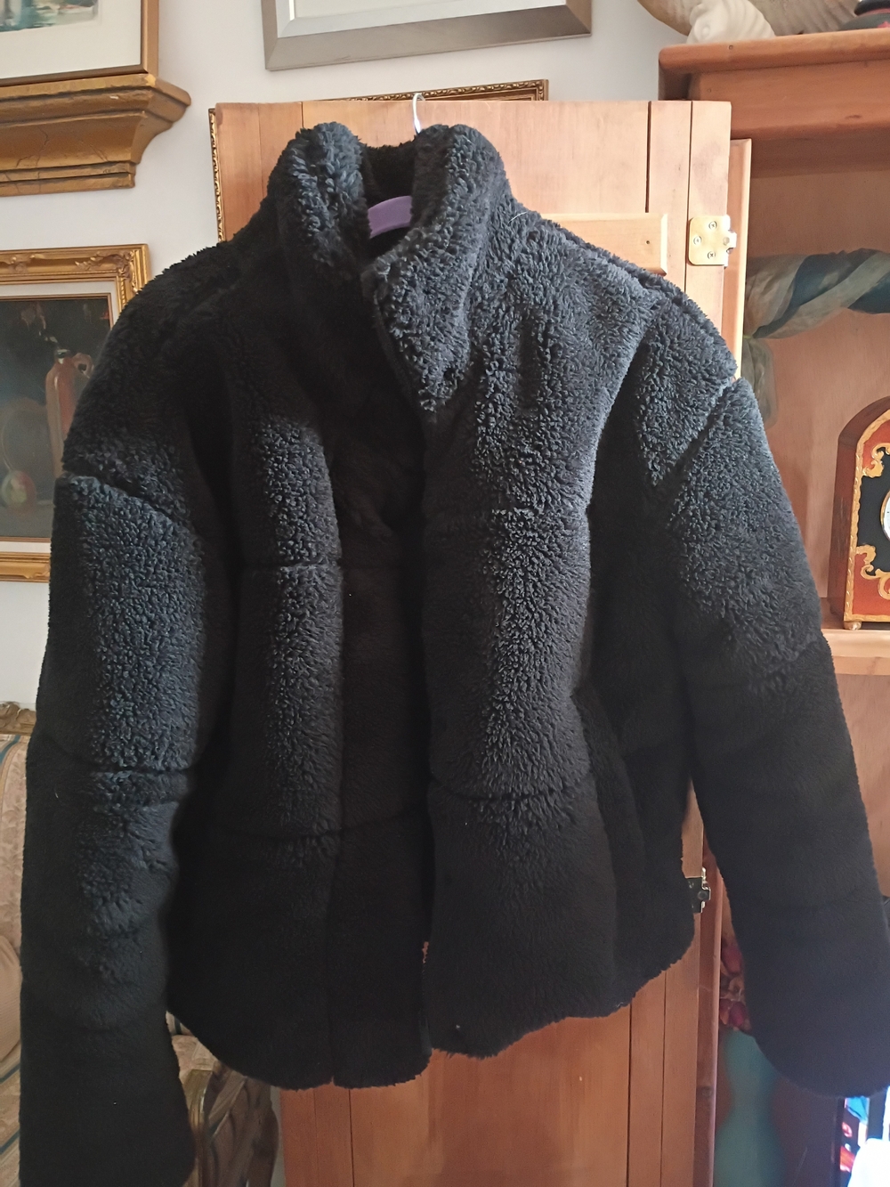 Alo Yoga Black Faux Sherpa Jacket - Women's